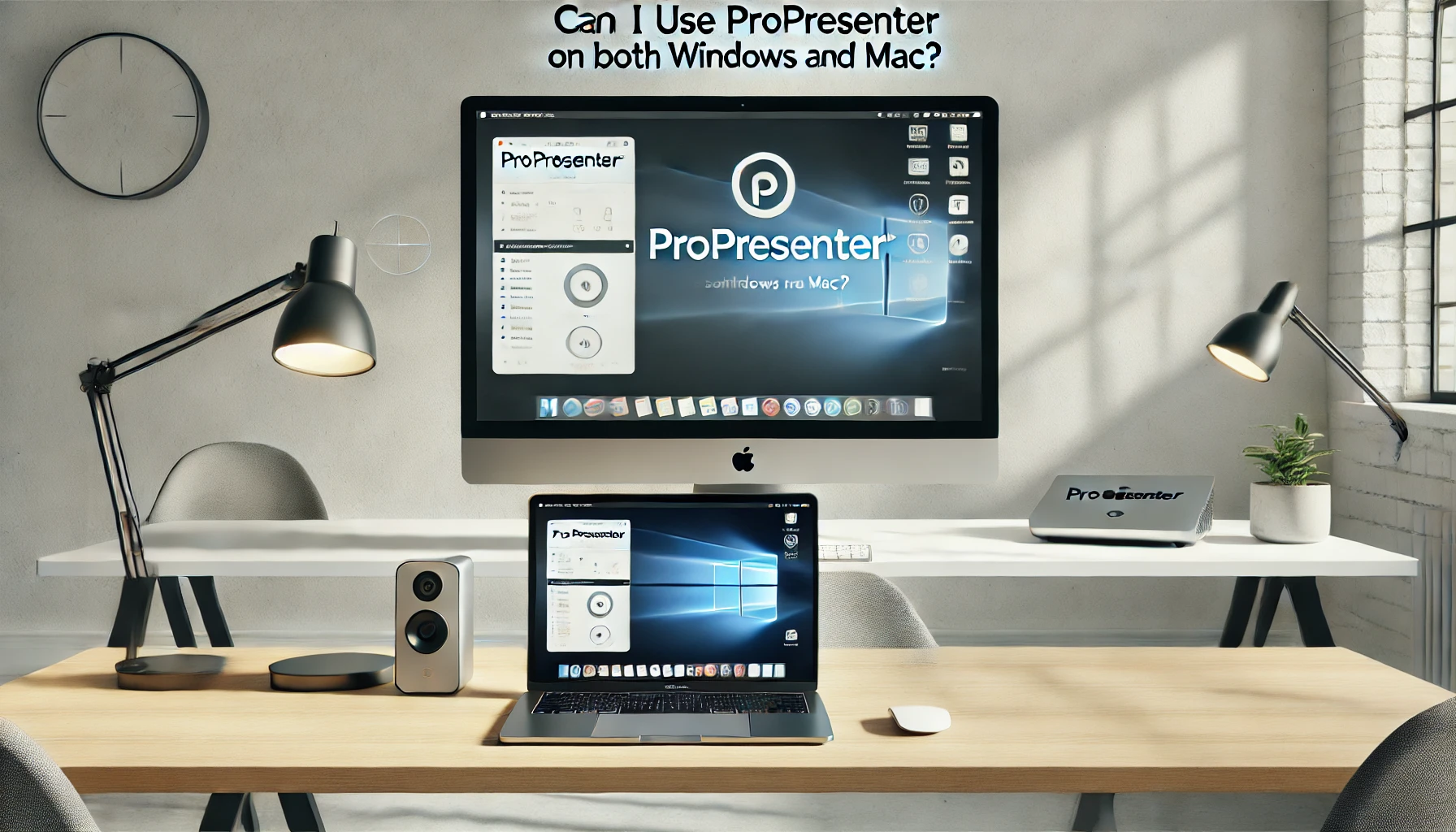 Can I use ProPresenter on both Windows and Mac?