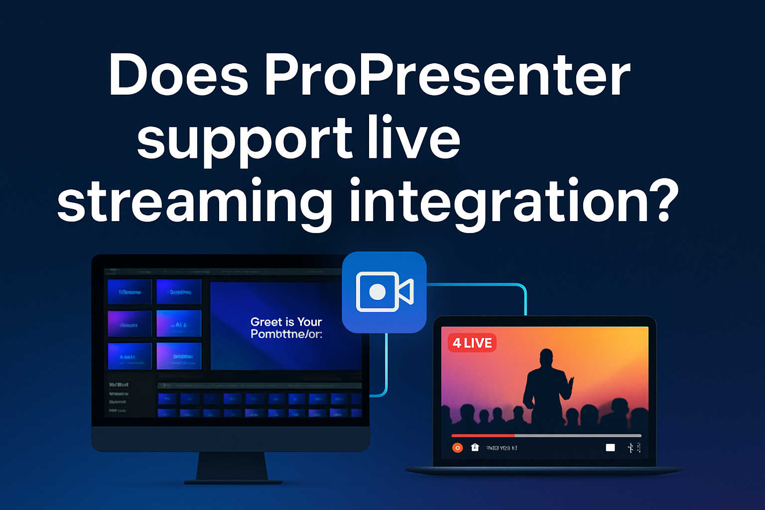 Does ProPresenter Support Live Streaming Integration?