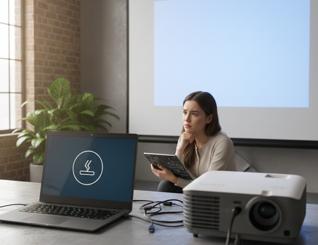 ProPresenter not showing on projector — how do I fix it?