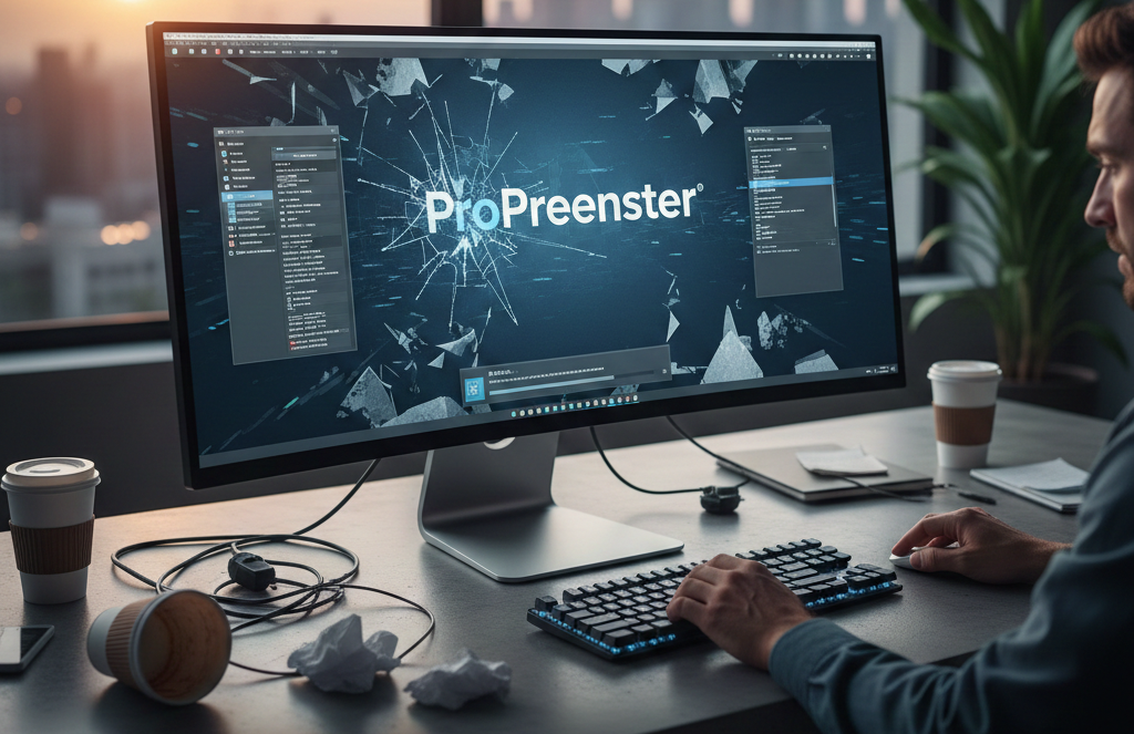 Why does ProPresenter keep crashing on startup?