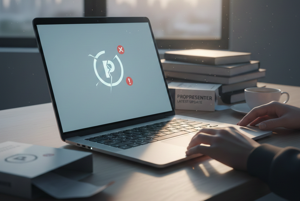 Why does ProPresenter fail to open on Windows or macOS after an update?
