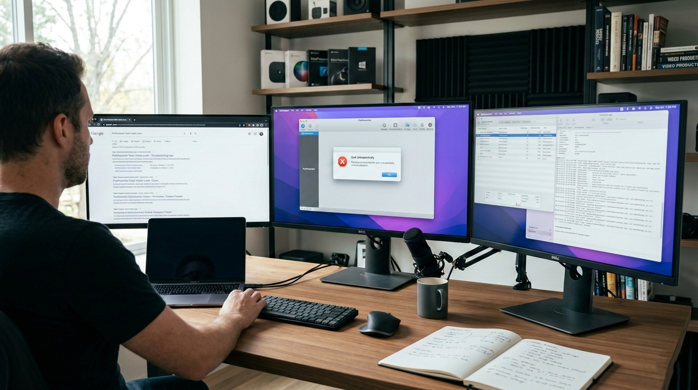 Why does ProPresenter crash immediately after launching on a fresh install?