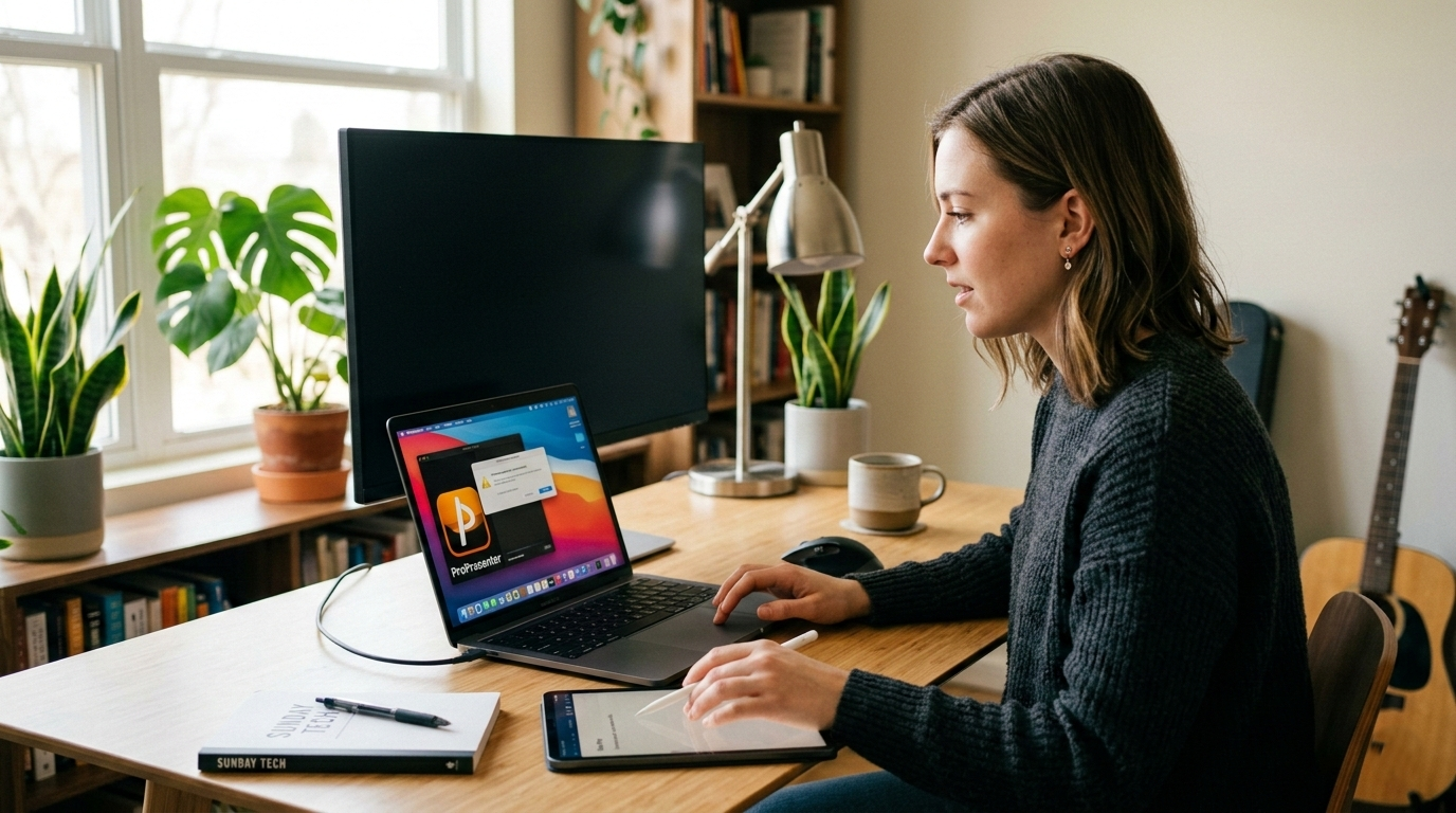 Why does ProPresenter suddenly close when I start a presentation?